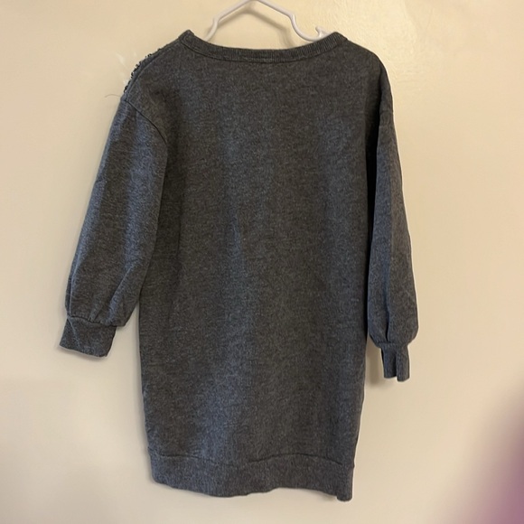 Gap Kods Sweatshirt dress with silver sequins, size XS - Picture 4 of 4
